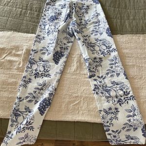 Reformation Cynthia Toile high rise straight 25